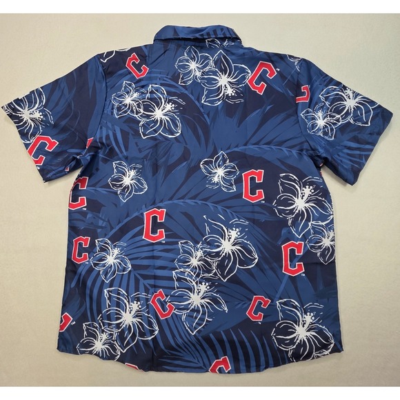 The Unbranded Brand Other - Cleveland Guardians Hawaiian Shirt Mens XL Promotional Blue Red LIMITED USE
